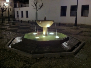 Een pleintje in Granada